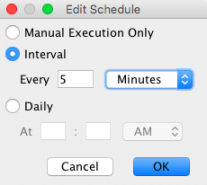 Edit Schedule
