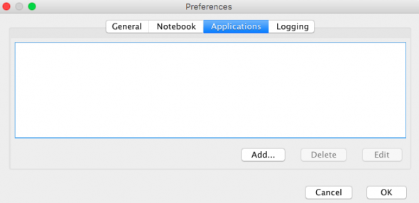 Application Preferences
