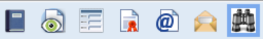 Search icon in toolbar