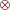 Small X icon